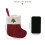 Mini Red Knitted Christmas Stockings with Initials, 26 3