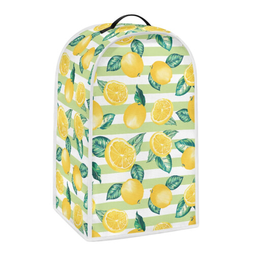 Blender Dust Cover with Handle – Lemon Pattern, 40.5 x 24 1