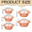 Stainless Offering Bowl Copper-Tone Hammered 1 Pc 4