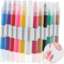 Set de stilouri pentru unghii cu gel UV colorat, acrilice, pentru modele creative de unghii, pictură DIY, UV, gel, sfaturi
