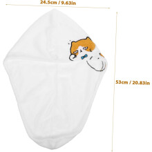 Bonnet de douche à motifs pour garçons et filles, bonnet de bain réutilisable pour filles, turban pour cheveux.