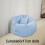 Plush Doll Bed for Sofa – Soft Furry Cushion – 12-18 3
