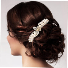 Bruidshaarspeld met strasssteentjes, metalen hoofddeksel, haaraccessoire voor vrouwen