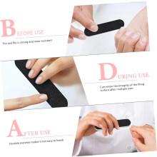 Kit de uñas de 200 piezas con mini limas de uñas y palitos de cutículas de madera para una manicura y pedicura fáciles.