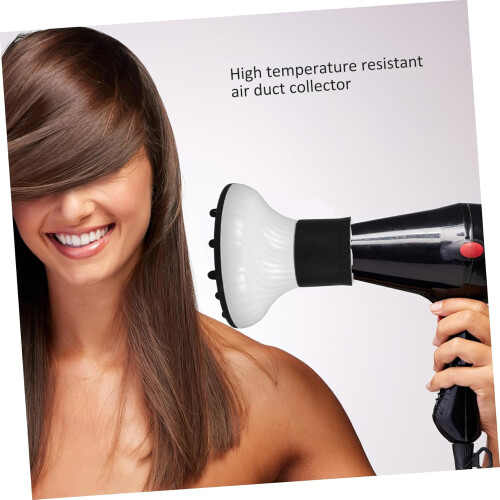 Diffuseur universel pour sèche-cheveux, adapté aux cheveux bouclés et permanentés, en polycarbonate.