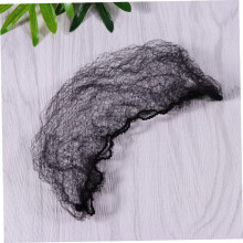 100pcs invisível cabelo rede saco malha elástica para peruca e cabelo fixação para Ballet Bun meninos e meninas