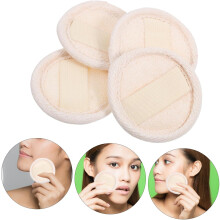4 stuks loofah exfoliërende scrubpads voor het verwijderen van make-up, gezichtsreinigingspads, natuurlijke loofah voor het gezicht