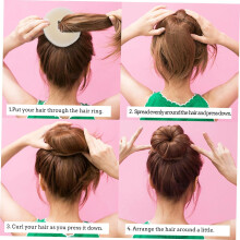 15-teiliges Set unsichtbarer Haarknotenwickler für Jungen und Mädchen, geeignet für verschiedene Anlässe