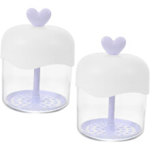Facial Cleanser Foam Maker and Foaming Dispenser 2pcs Set with Manual Pressing