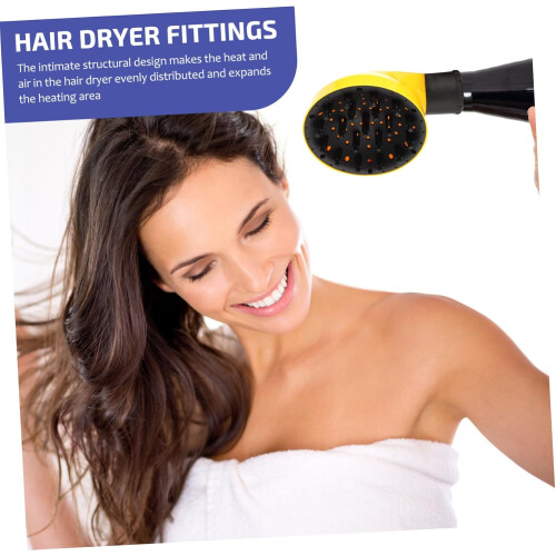 Casque de sèche-cheveux professionnel avec diffuseur de chaleur compatible (couleur aléatoire)