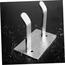 Lot de 2 supports muraux adhésifs pour sèche-cheveux de salle de bain