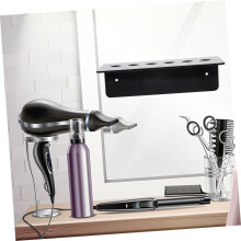 2er-Set Wandmontierte Acryl-Scherenablagen, Friseurscherenhalter, Aufbewahrungsregal für Salon-Friseurbedarf