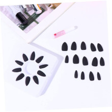 24pcs Fake Nail Patches Nail Stickers for Women Portable for DIY Sticker Projects