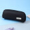 Pencil Case Black Oxford Fabric 3-Compartment Zippered 2