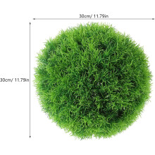 Boules de plantes artificielles suspendues, topiaire avec un design de feuilles naturelles réalistes, en plastique, décoration végétale verte