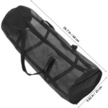 Large Mesh Basketball Bag Shoulder Strap Large Sports Ball Carrier Mesh Net Bag