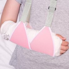 Ademende armsling, verstelbare onderarmsling met elleboogbeschermer.