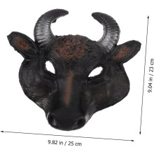 Stier half gezichtsmasker, dierenmasker, maskerade, feestaccessoire, Halloween-rekwisiet, grappig kostuum
