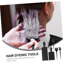 Hair Dye Kit 6pcs Hair Tint Brush and Highlighting Board Set for Salon and Home Use