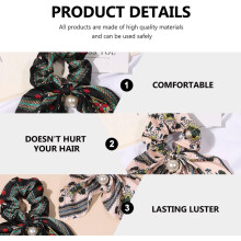 2 elastici per capelli creativi per sport e balli, elastici in nastro di poliestere leggeri, comodi da indossare e delicati