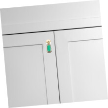 Jade pingente alça estilo chinês Vintage gabinete decorativo botão gaveta puxe alça