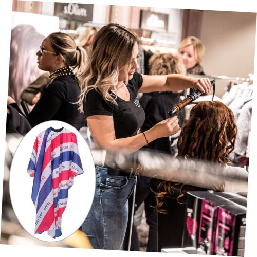 Cape de coiffeur pour garçons et filles, douce et confortable, décorative.