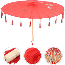 Borsa guarda-chuva chinesa tradicional portátil delicado suprimentos de casamento guarda-chuva de dança decoração clássica chinesa antiga