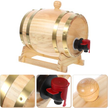Seau à vin/bière en bois, 0,8 L, style rétro, multifonctionnel, pour le service du vin