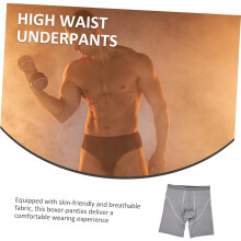 Herren Fitness-Slips mit hohem Bund, bequeme Unterwäsche für Sport und Training, Blau