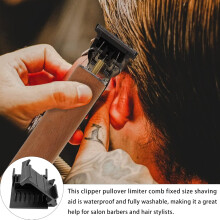 Mașină de tuns electrică cu limită, pieptene ghid din plastic, pieptene pentru salon de coafură, instrument de control precis