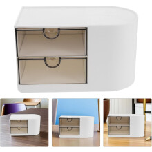 Aufbewahrungsbox für Bürobedarf, Schreibtisch-Organizer aus Kunststoff, Schreibtisch-Tablett-Organizer