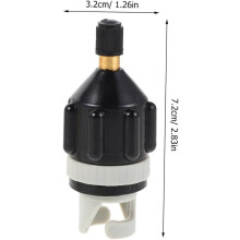 Adaptador da válvula da bomba de ar do carro do conector da bomba do barco inflável da rosca 13mm