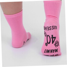 Rutschfeste Socken für Damen aus Baumwolle mit rutschfester Gummisohle – ideal für Zuhause und als lustige Geburtstagsidee