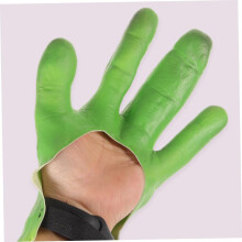 Grimace Masker, Eng en Realistisch Volledig Masker met Handschoenen voor Halloweenfeest Cosplay