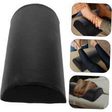 Cojín cilíndrico semicircular para camilla de masaje y spa, cojín de soporte para los pies de espuma viscoelástica de rebote lento.