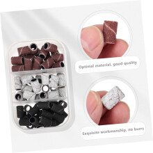 Anillo abrasivo para cabezal de pulido de uñas para manicura femenina. Anillos para pulir uñas. Suministros para salones de uñas. Uso en manicura.