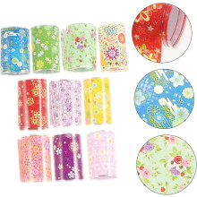 Floral Pattern Nail Art Decals Self-Adhesive Nail Stickers for Manicure for Home and