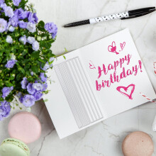 Șablon dreptunghiular din oțel carbon pentru tăiere, matriță de tăiere, pentru scrapbooking DIY și embosare, artizanat
