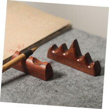 Portalápices de madera maciza para escritorio. Portalápices práctico para el hogar y la oficina.
