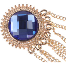 Broche de costume pour homme avec chaînette de suspension, style vintage