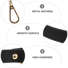 Bandoulière de rechange pour sac à main, en PU et métal, style unique et tendance, résistante à la décoloration.