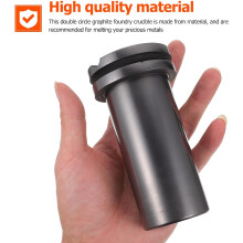 Creuset en graphite pour la fusion de bijoux, creuset de 1 kg à double anneau