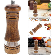 Handpfeffer mit Keramikkern und Salz, großes Fassungsvermögen, Korpus aus Holz und Acryl