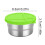 Stainless Steel Lunch Box with Silicone Lid 1.2L 3