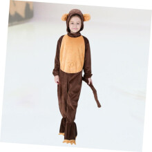 Costume de singe créatif pour Halloween, tenue amusante pour jouer le rôle d'un animal, taille XS, facile à porter et confortable.
