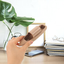 Holzkanu-Modell, kleine Bootsfigur, Holzhandwerk, Tischdekoration, Bootsanhänger, Heimdekoration