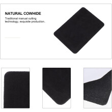 Tapis de pratique d'instrument de musique antidérapant en cuir de vachette, résistant à la saleté, accessoire de fixation pour instruments