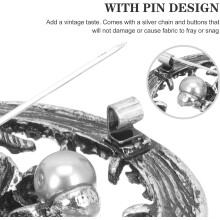 Broche vintage chinoise en forme de dragon pour homme, en alliage métallique, style animal.