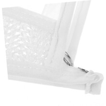 Trousse de toilette portable en PVC et fibres synthétiques, idéale pour ranger le maquillage en voyage.