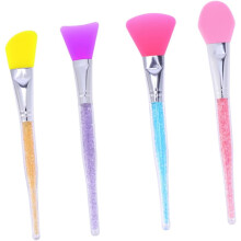 Pensulă pentru mască facială din silicon, tijă de cristal pentru aplicarea măștii faciale